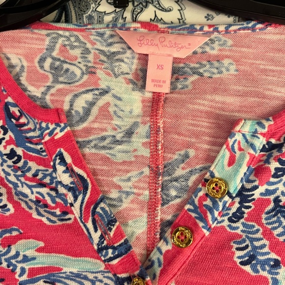 Lilly Pulitzer tops, three, good condition, two are XS & one is XXS - Picture 13 of 15